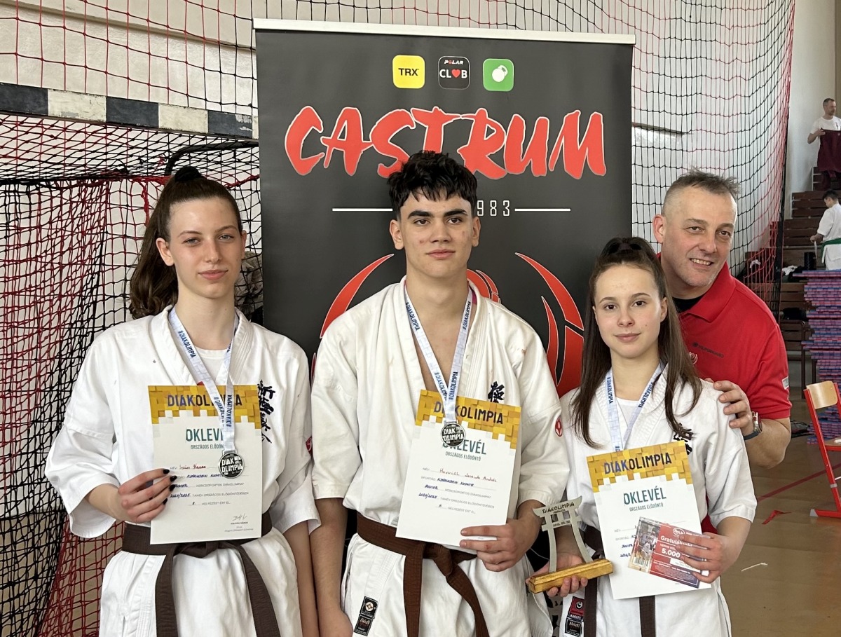 7 érmet hozott a Diákolimpia elődöntőről a Castrum